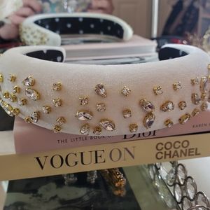 Lele Sadoughi Padded Jeweled Headband